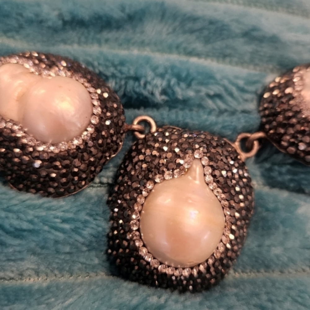 Heavy Sterling 925 Heavy Silver Statement Necklac… - image 8